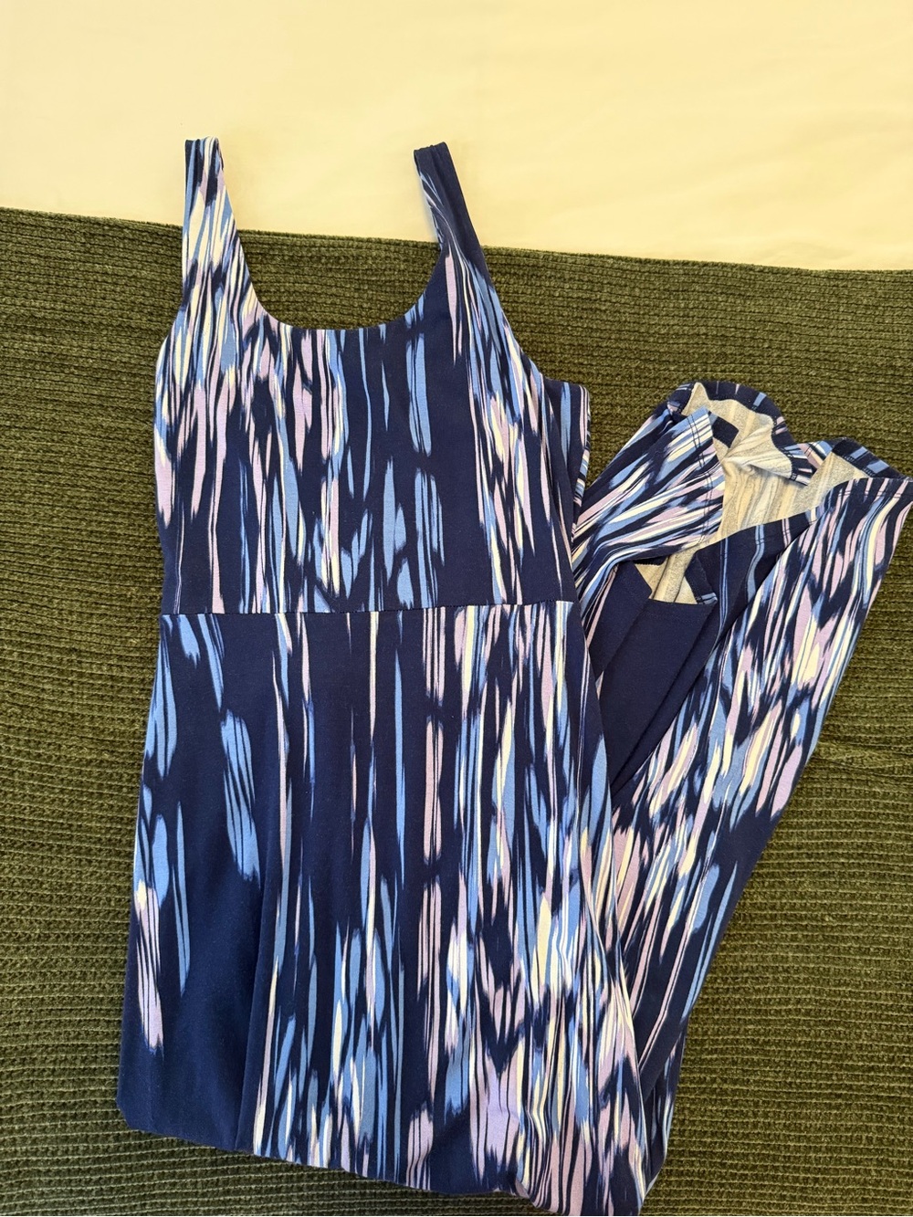 Tommy Bahama Navy and Light Purple Printed Sleeveless Maxi Dress - Picture 2 of 3